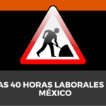 Infografía sobre la transición gradual de la jornada laboral en México de 48 a 40 horas entre 2026 y 2030.