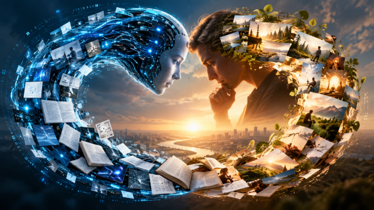 Ouroboros de la inteligencia artificial y el conocimiento humano